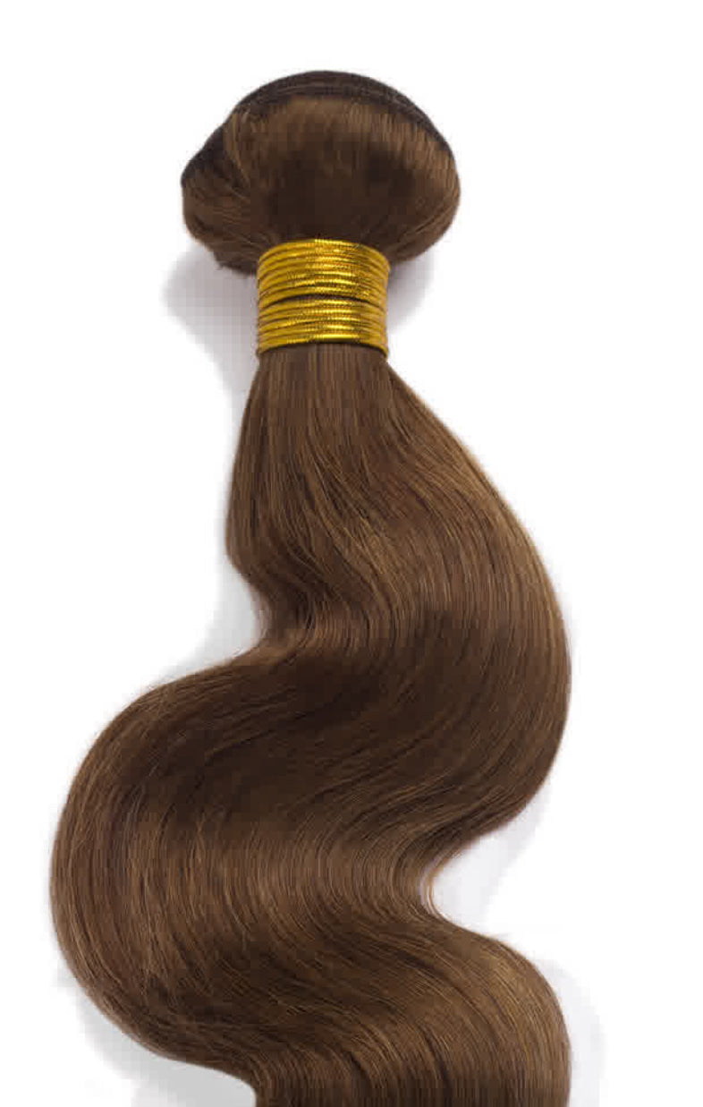 #8 light Brown Virgin Hair Bundles