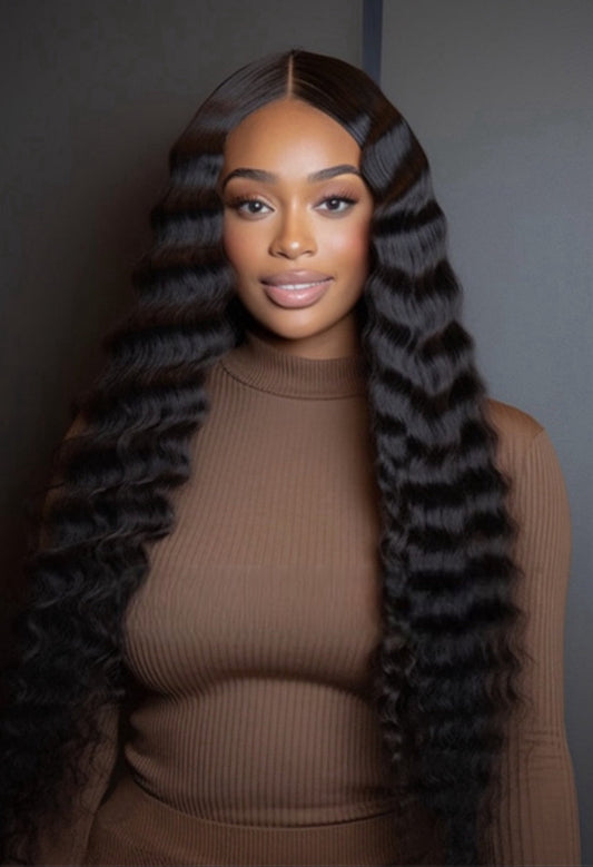 13x6 Transparent Lace Closure Wig