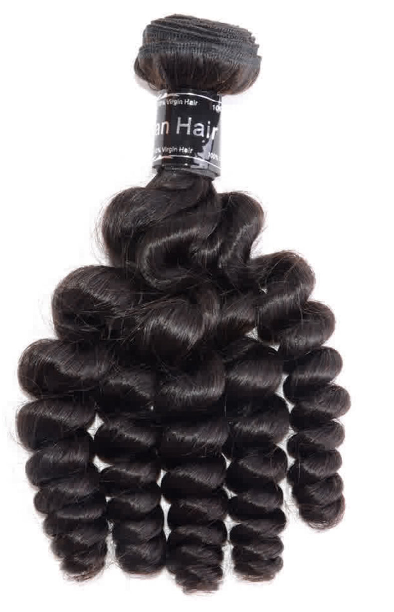 Natural Black Virgin hair bundles