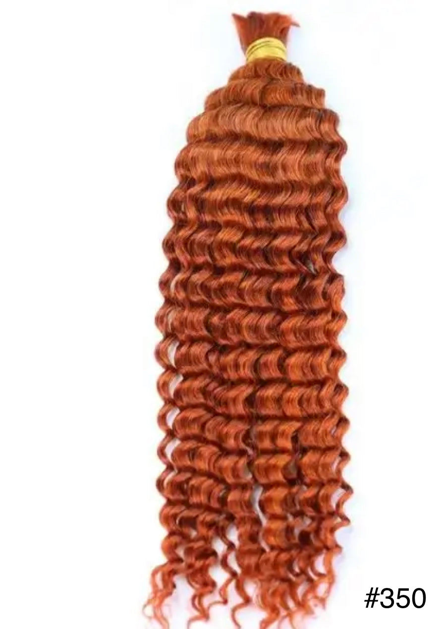 Deep Wave Human Hair Extensions for Braiding