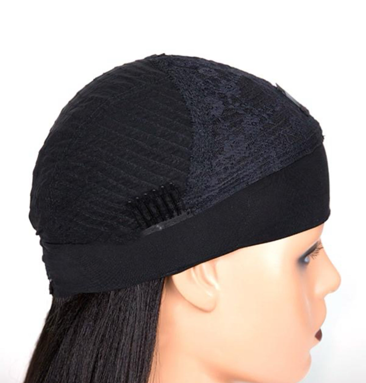 Head band wigs Natural Black