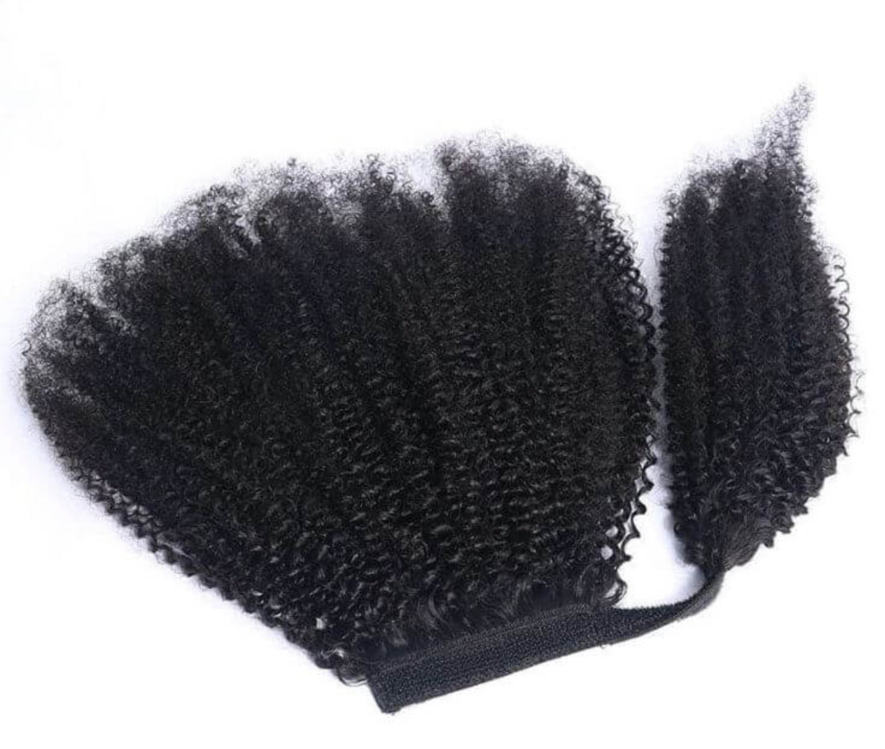 Kinky curly-ponytail hair extensions