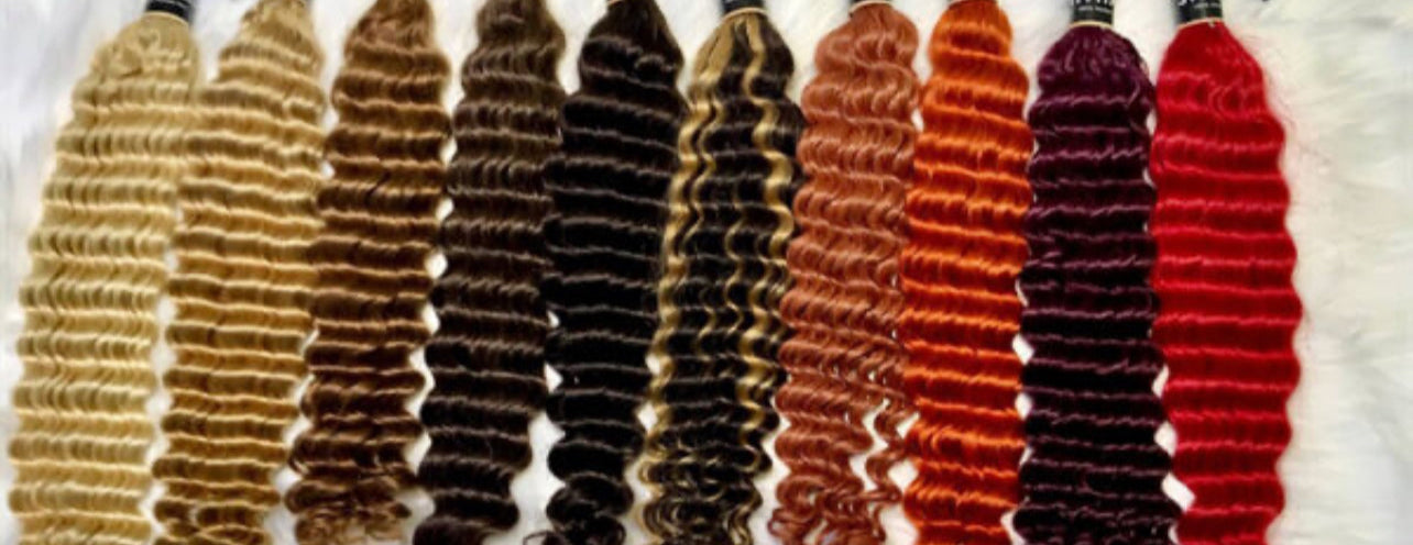 Deep Wave Human Hair Extensions for Braiding