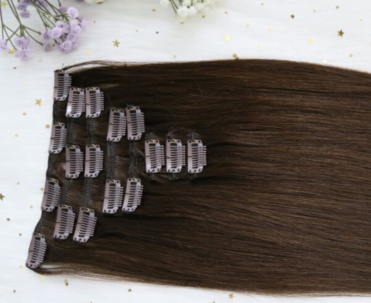 #2 Darkest Brown Clip-ins