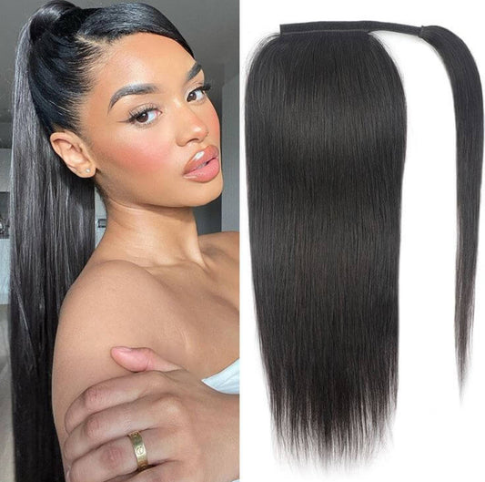 Straight-Ponytail hair extensions