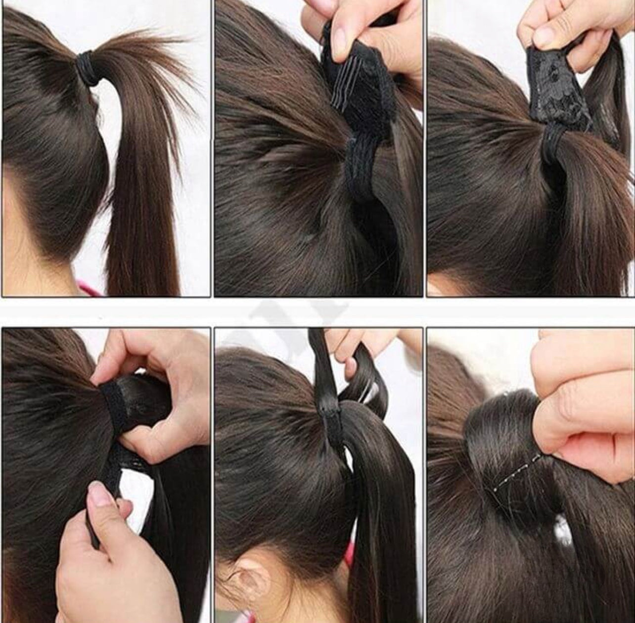 Body wave -ponytail hair extensions