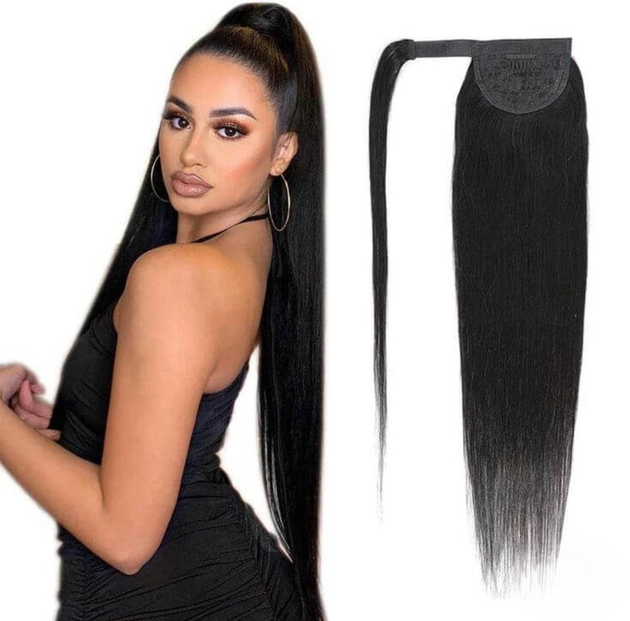 Straight-Ponytail hair extensions