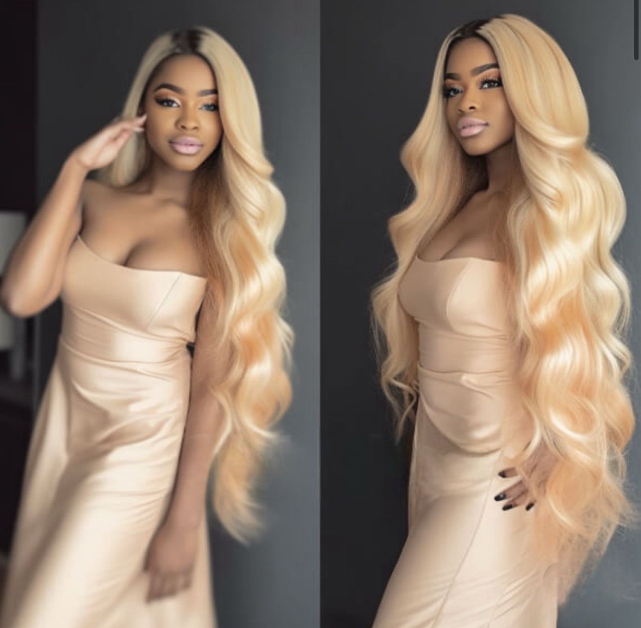 13x4 Lace Front #613 Blonde Straight 40 Inches Wig