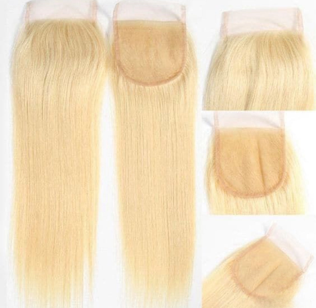 #613 4x4 Transparent Lace Closure