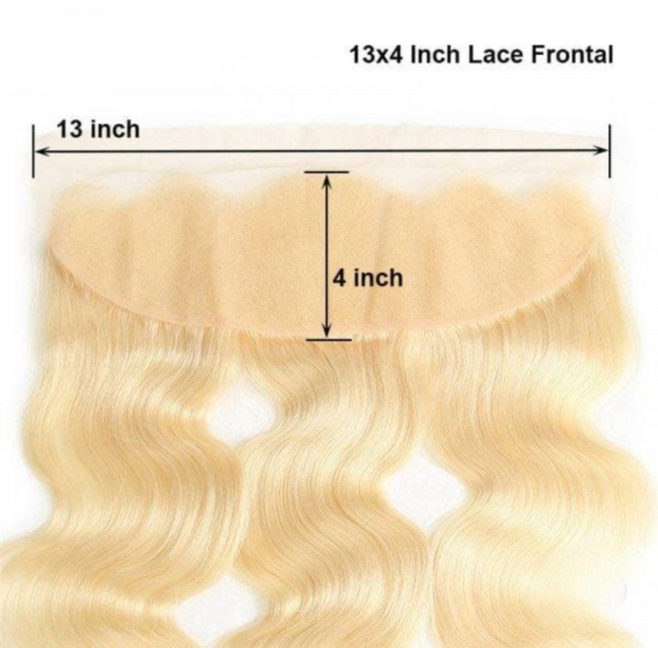 #613 13x4 Transparent Lace Closure