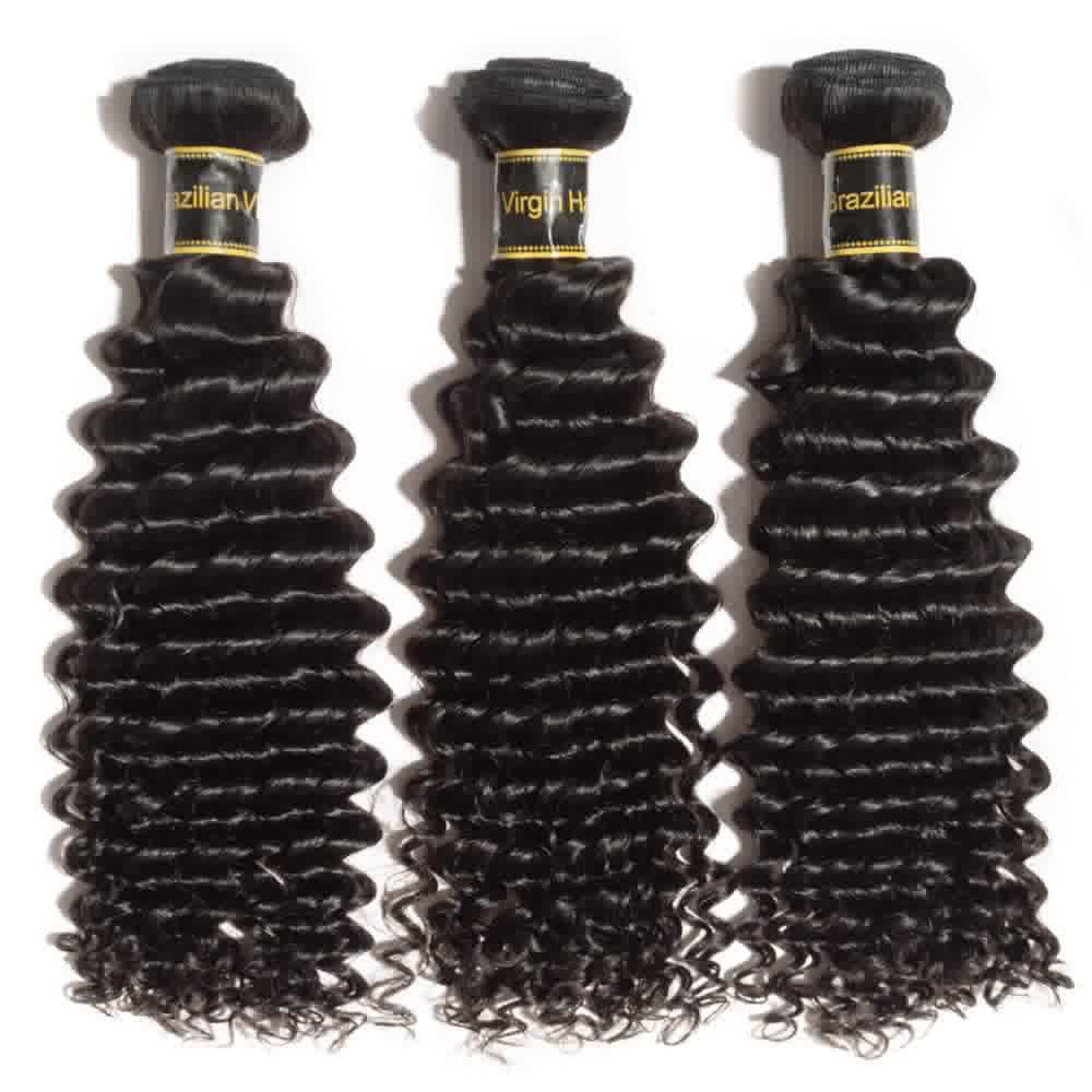 13x4 frontal+bundles Natural Black Virgin hair bundles