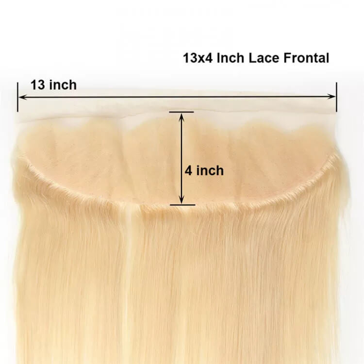 13x4 frontal+bundles #613 Virgin hair bundles